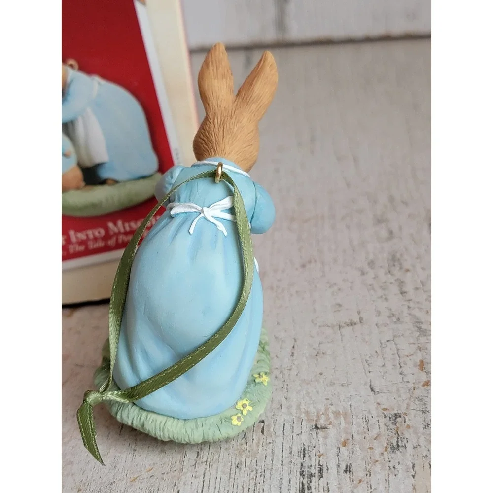 Hallmark don't get into mischief Peter rabbit ornament Xmas vintage Easter